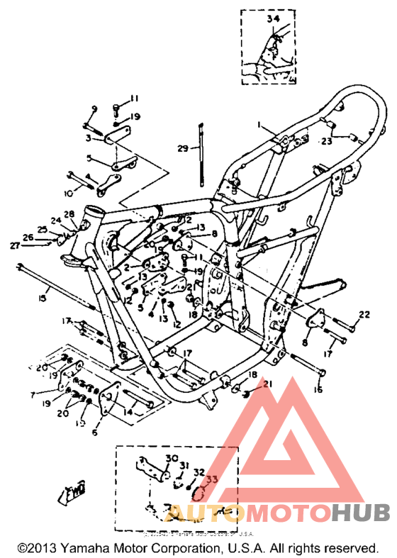 Frame - engine bracket