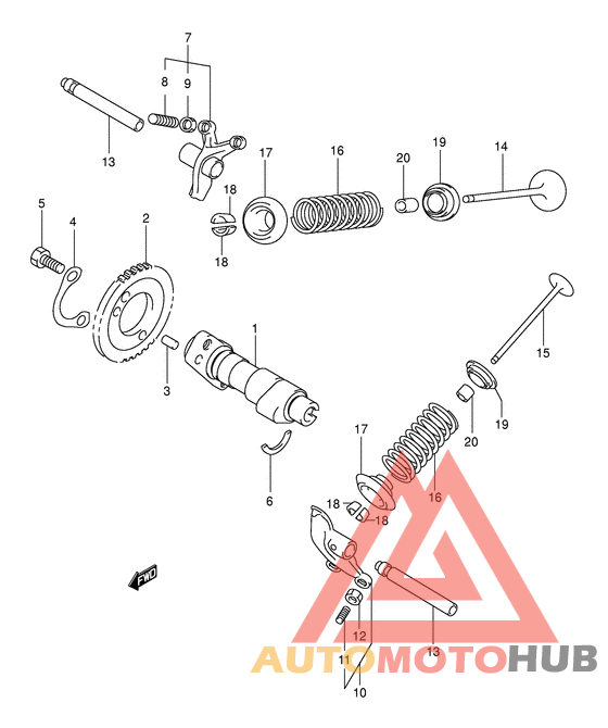 Распред вал/клапана