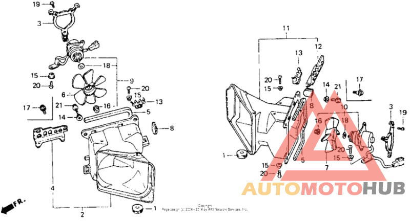 Вентилятор охлаждения