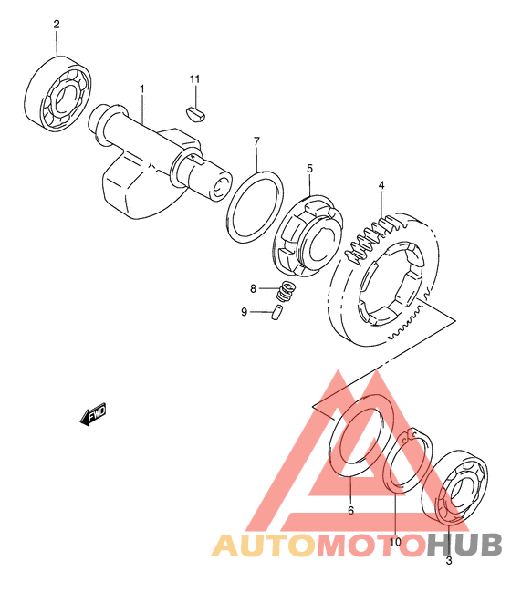Балансир кривошипа