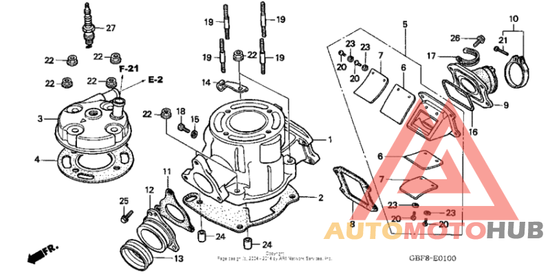 Cylinder head ('03-'04)