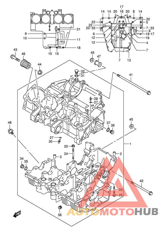 Картер двигателя