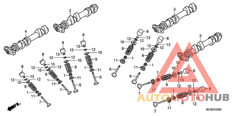 Распред вал/клапана