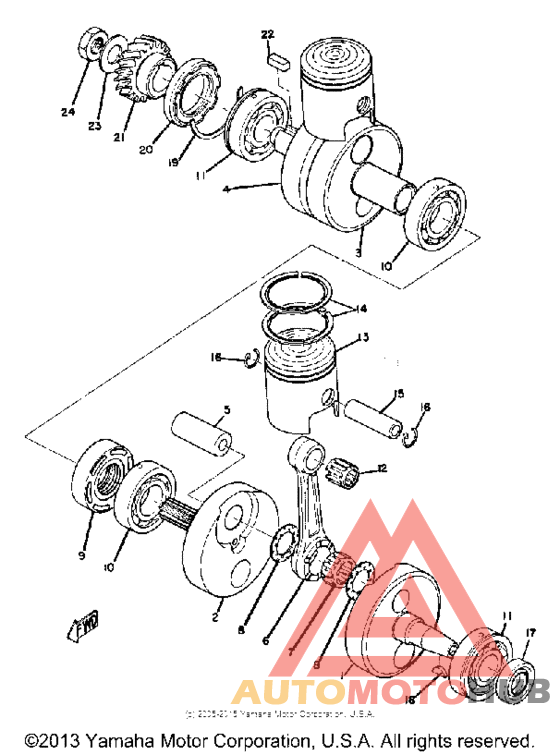 Коленвал,поршни