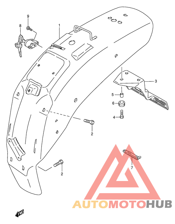 Заднее крыло