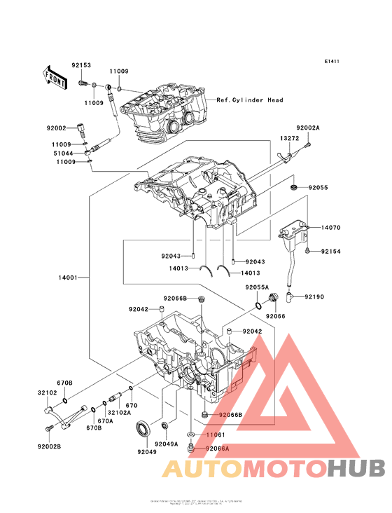 Картер двигателя