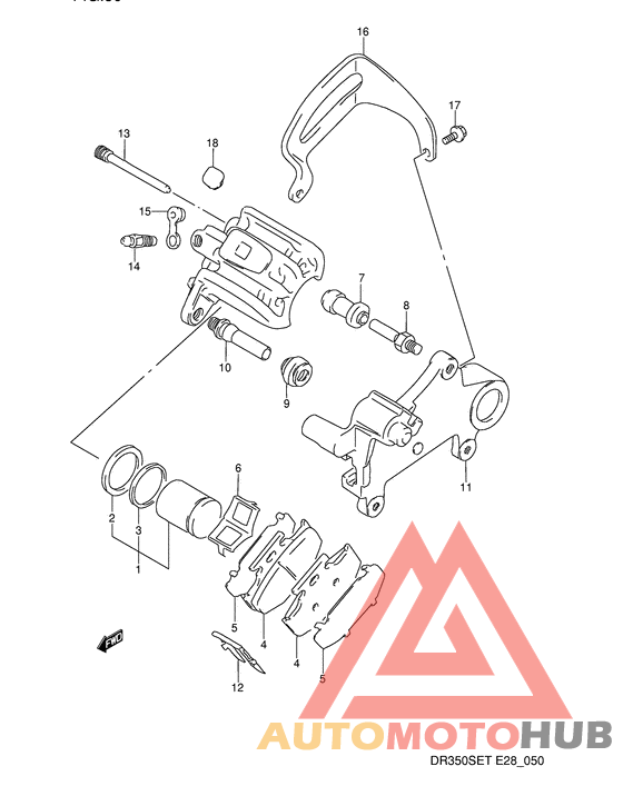 Задний суппорт
