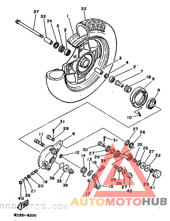 Переднее колесо