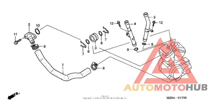 Патрубки охлаждения