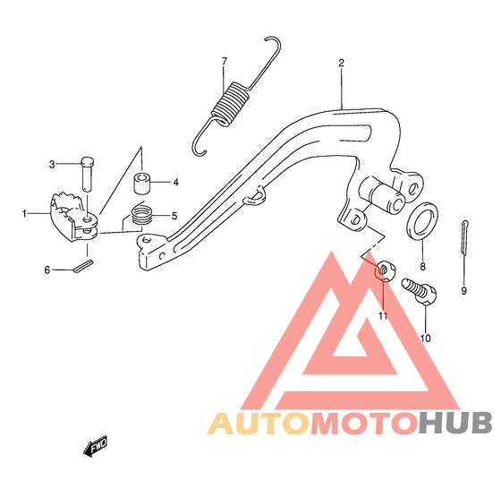 Передний суппорт