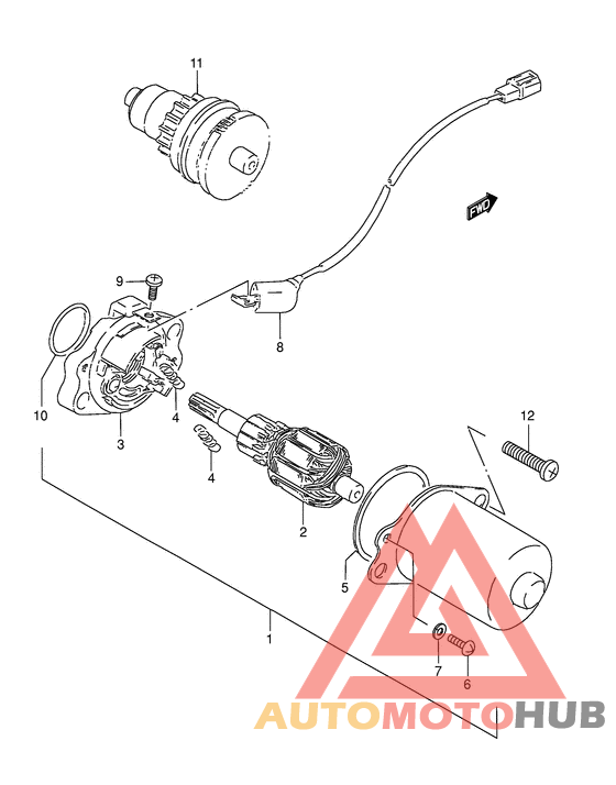 Стартерный мотор