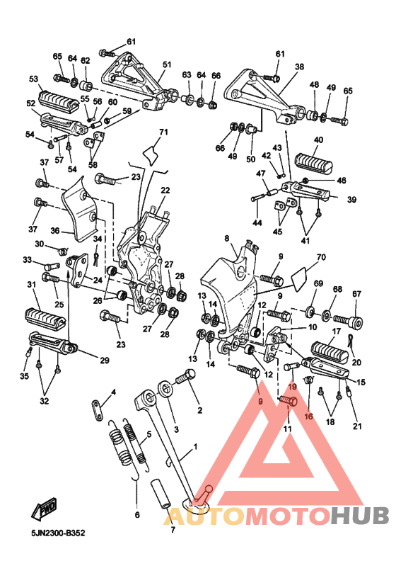 Support & repose pied