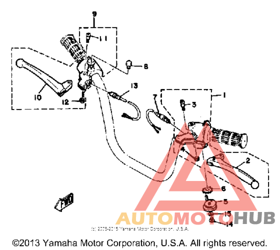 Handle switch - lever