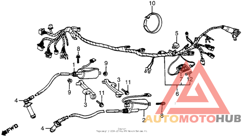 Wire harness + ignition coil