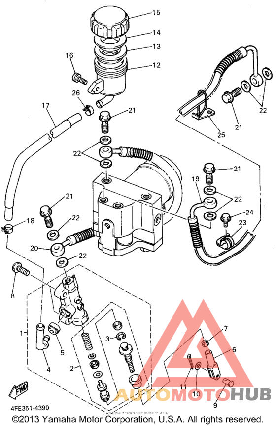 Задний торм цилиндр