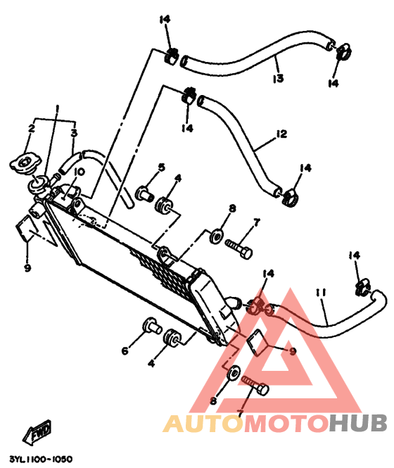 Радиатор и шланг