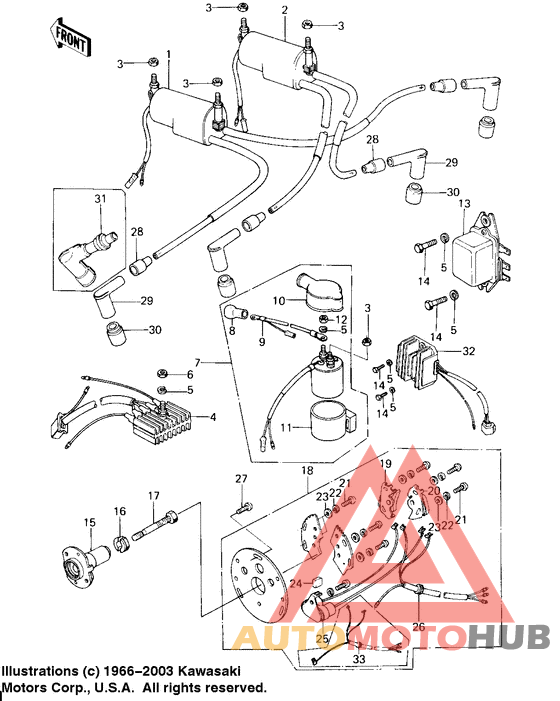 Ignition/regulator/rectifier