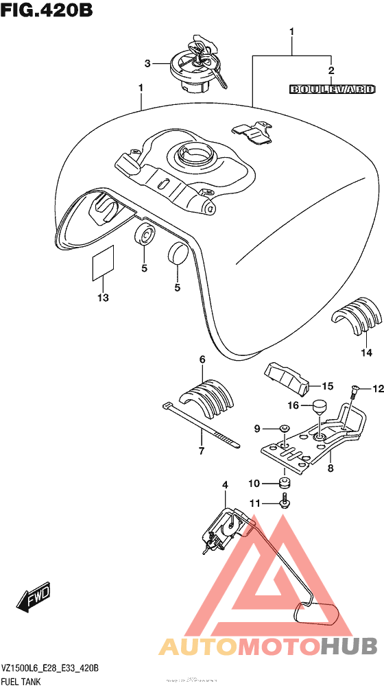 Fuel Tank (Vz1500L6 E33)