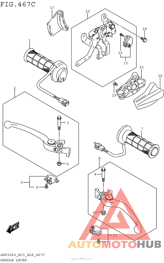 Handle Lever (An650Zl5 E28)