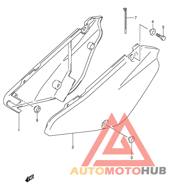 Обтекатель задний