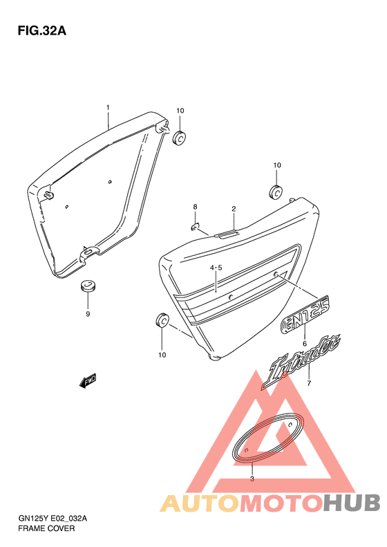 Обтекатель задний