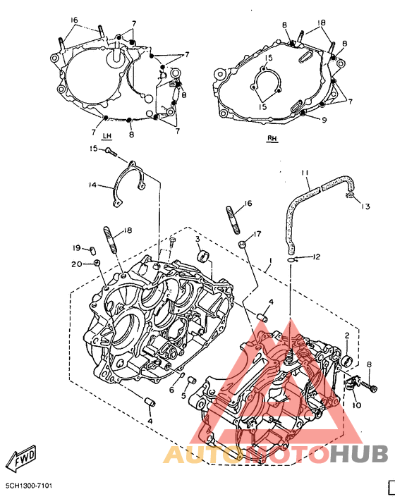 Картер двигателя