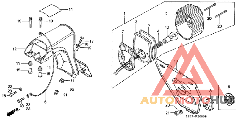 Taillight unit ass`y