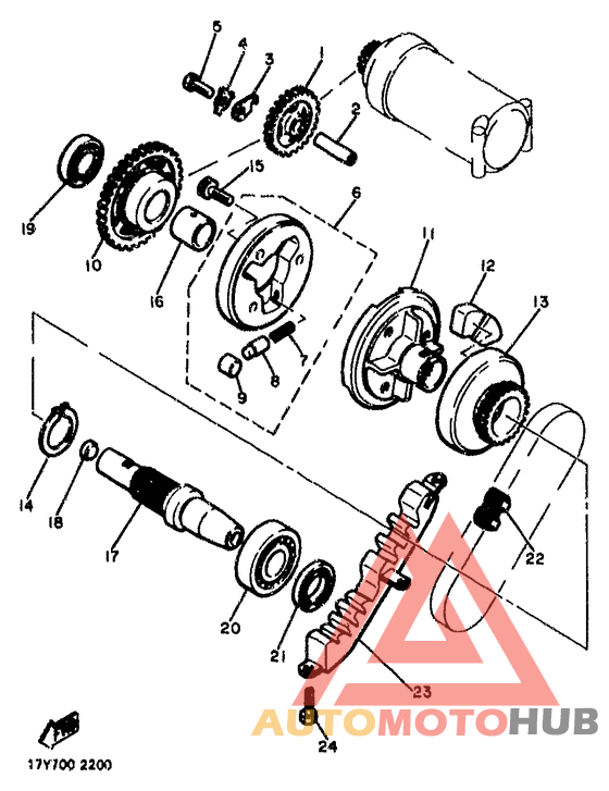 Муфта стартера