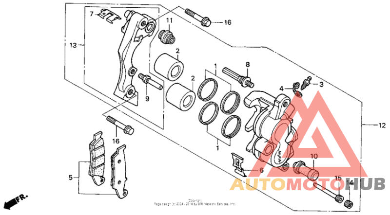 Передний суппорт