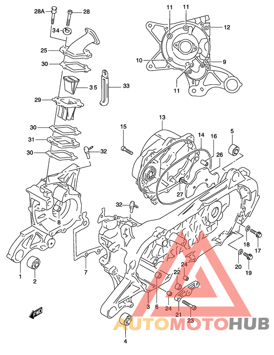 Картер двигателя