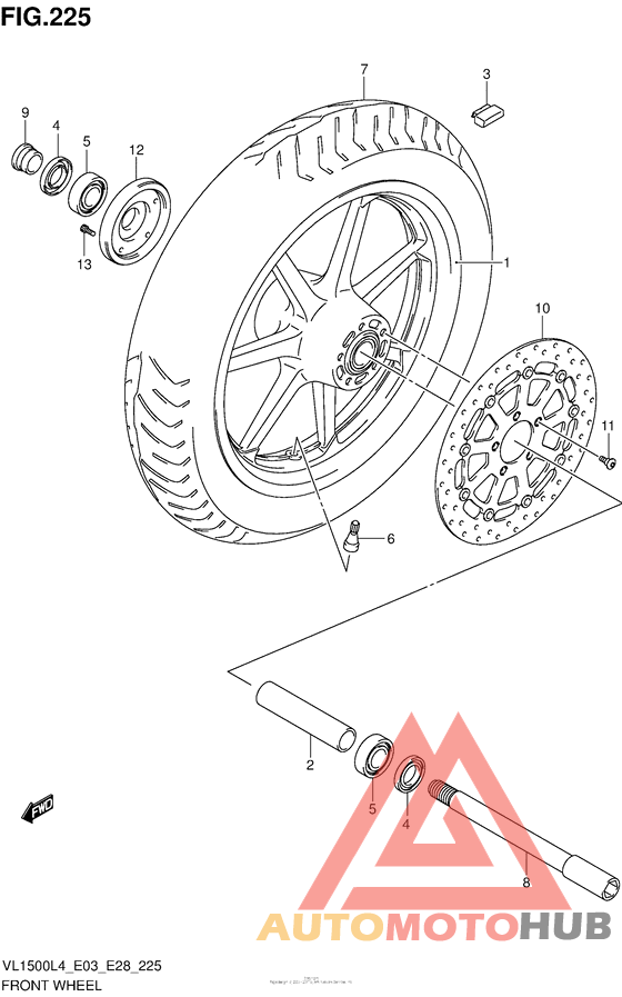 Front Wheel (Vl1500Bl4 E03)