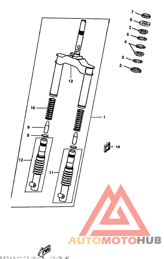 Передняя вилка