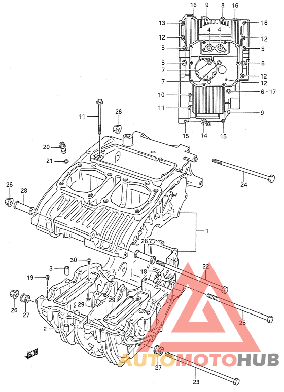 Картер двигателя