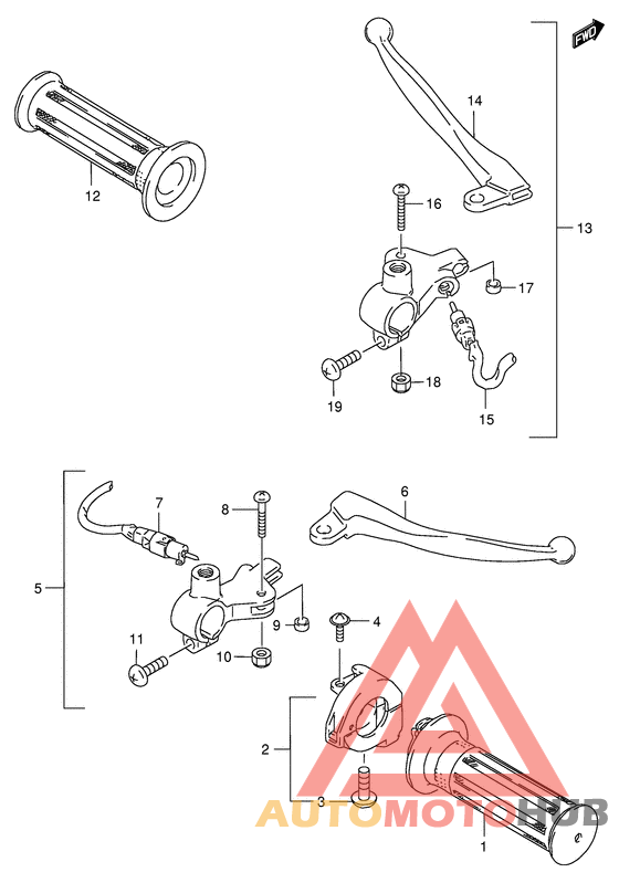 Рулевой рычаг
