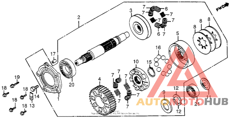 Alternator shaft