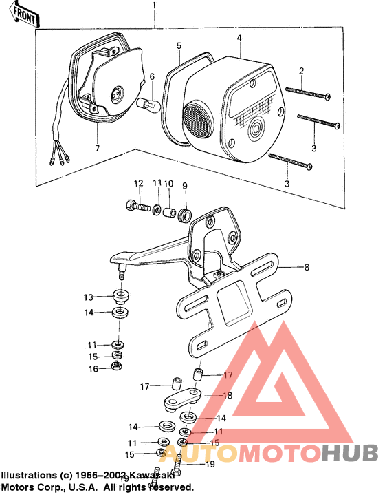 Taillight unit ass`y