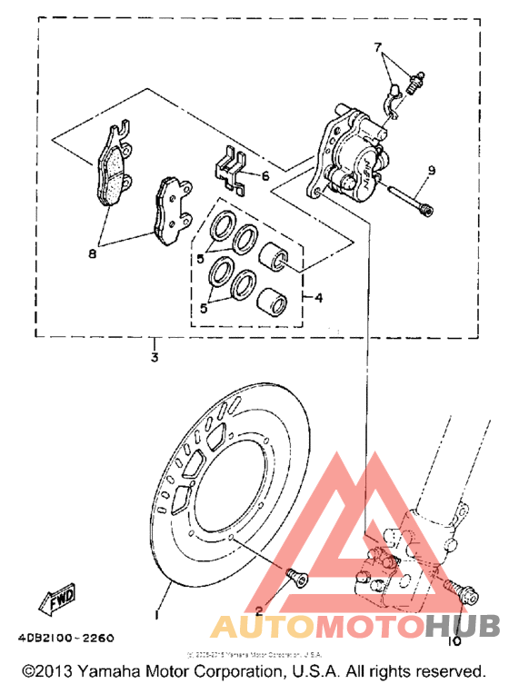 Передний суппорт
