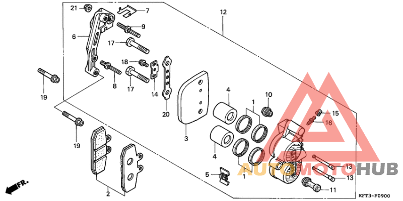 Передний суппорт