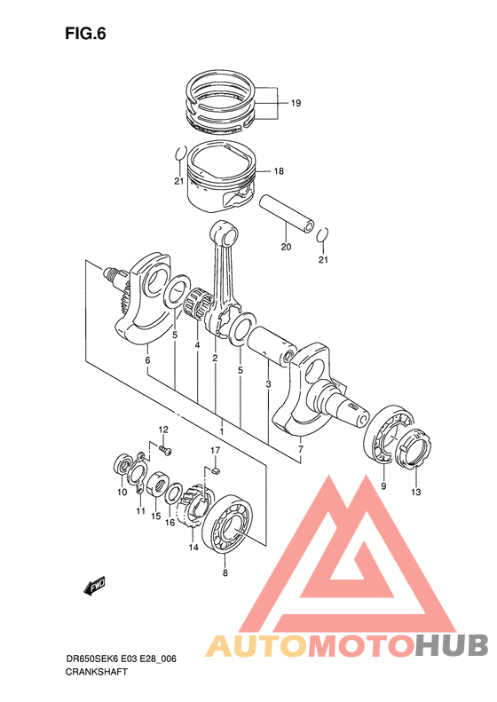 Вал коленчатый