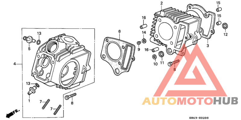 Cylinder/cylinder head
