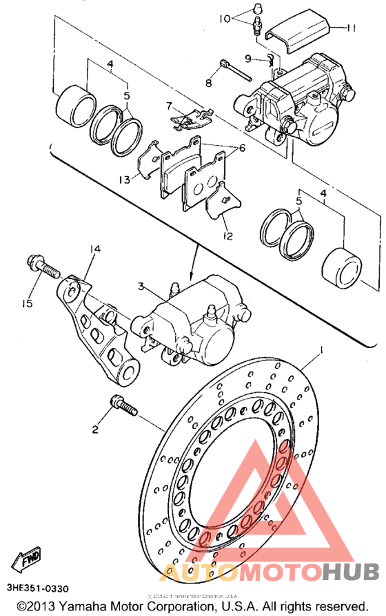 Задний суппорт