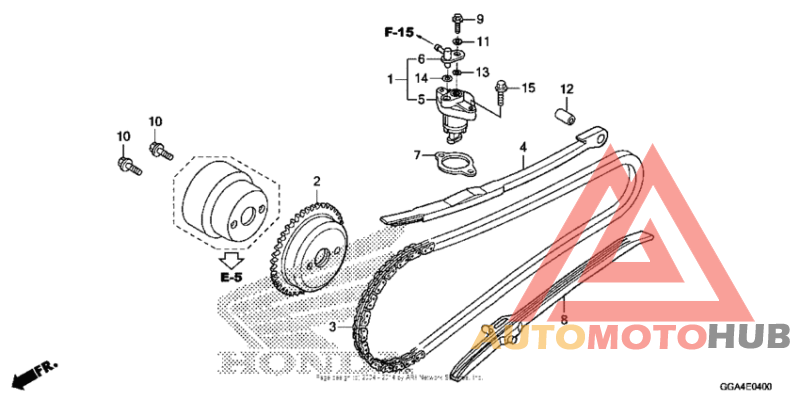 Cam chain + tensioner