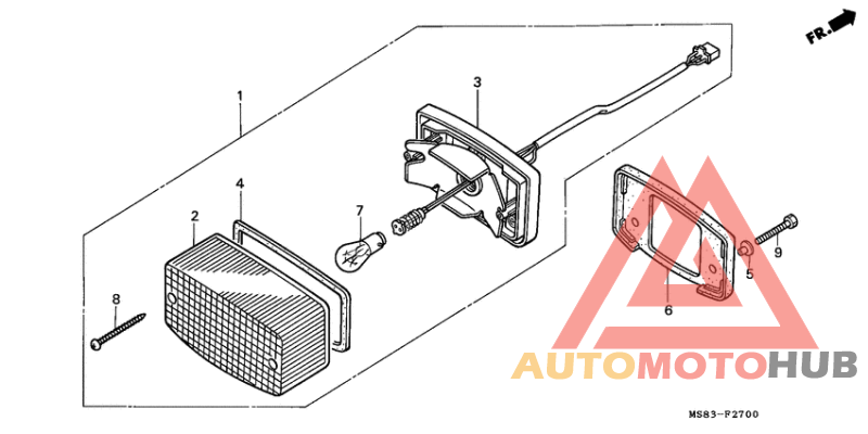 Taillight unit ass`y