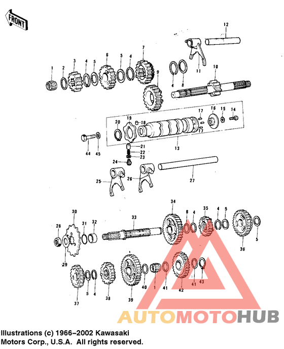 Transmission/change drum