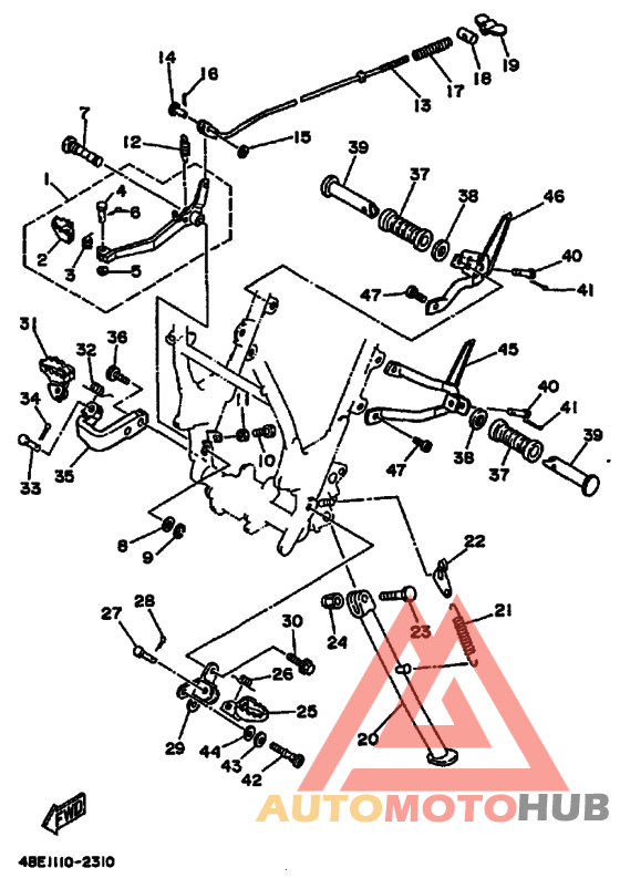 Support & repose pied