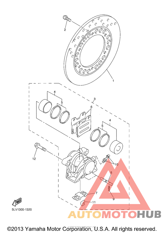 Задний суппорт