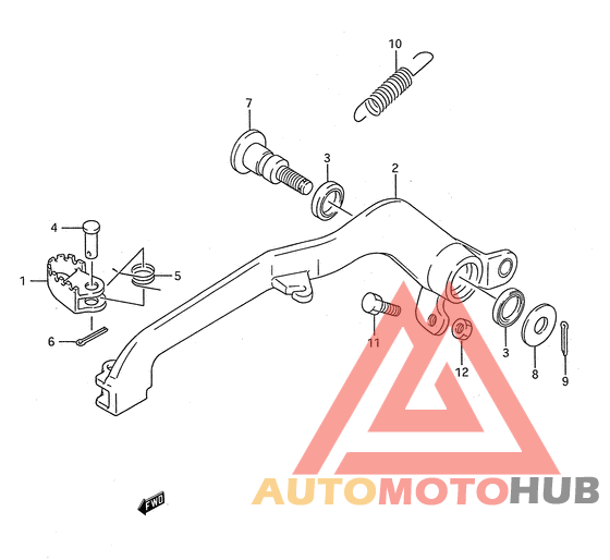 Передний суппорт