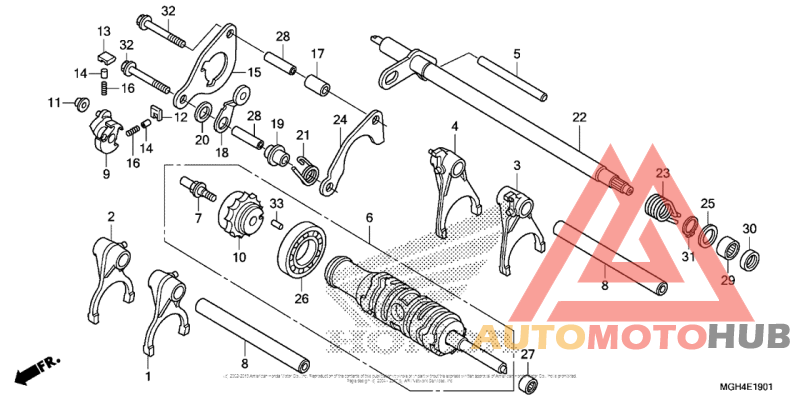 Gearshift Drum (2)