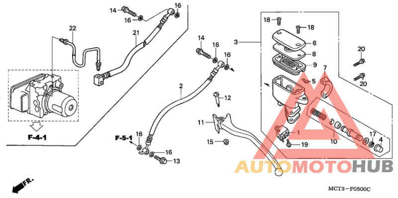 Задний тормозной цилиндр