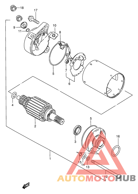 Стартерный мотор